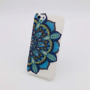 Coque iPhone 5/5S/SE Mandala Bleu