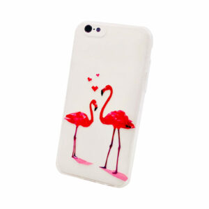 Coque iPhone 6/6S flamingo love