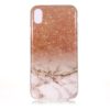 COQUE IPHONE XR MARBRE DEGRADE BLANC