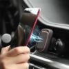 Support magnétique smartphone voiture grille d'aération