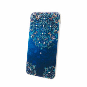Coque SE 2020 Paillette et strass bleu