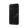 Coque iPhone X/XS En verre trempe Marbre Noir – Image 2