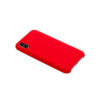 Coque iPhone XS Max Silicone Couleur Rouge – Image 2