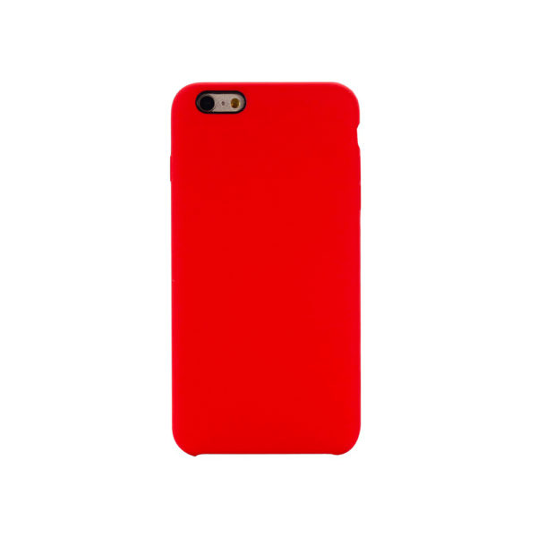 COQUE IPHONE 6/6S SILICONE COLOR ROUGE