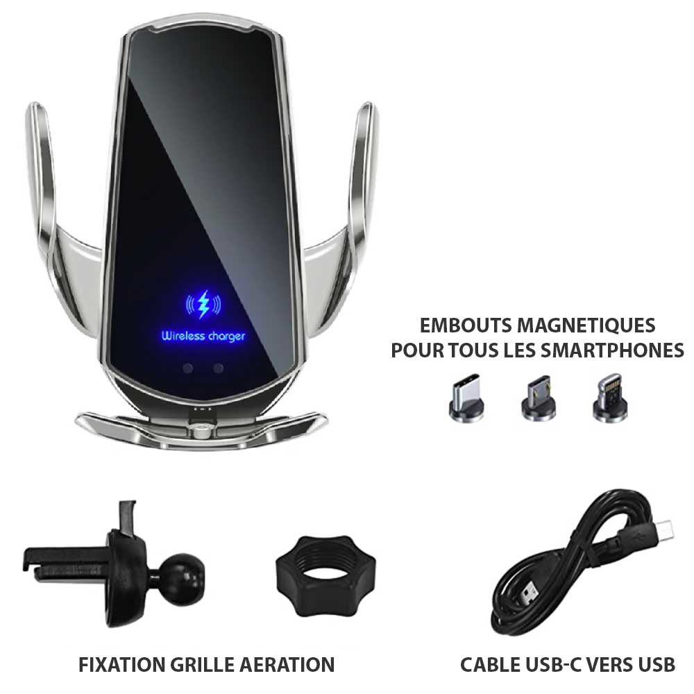 Support chargeur automatique smartphone pour la voiture - Flapcase