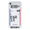 COQUE IPHONE SE 2020 PARIS BILLET AVION