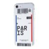 COQUE IPHONE SE 2020 PARIS BILLET AVION – Image 2
