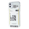COQUE IPHONE 11 LONDRES BILLET AVION – Image 2