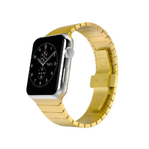 Bracelet Apple Watch - Maillons acier inoxydable - 38/40/41mm or