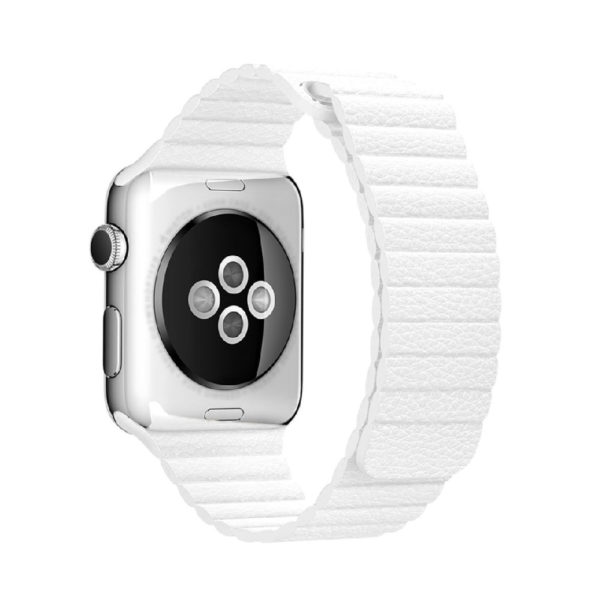 BRACELET APPLE WATCH 38MM / 40MM CUIR MAGNETIQUE