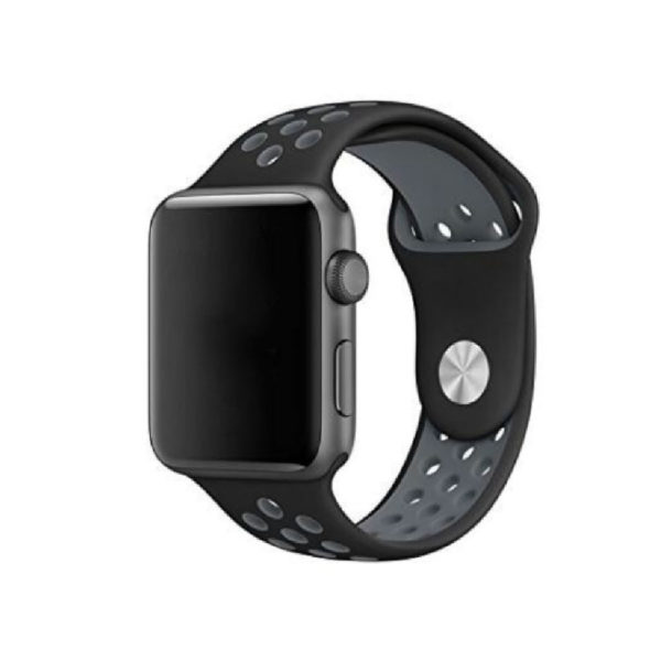Bracelet apple watch 42mm/44mm/45mm sport design bicolore