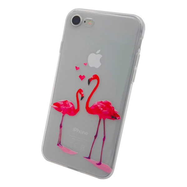 Coque iphone 7/8 flamingo Love