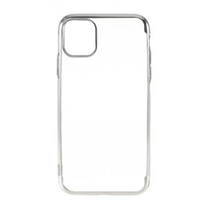 Coque iPhone 11 silicone contour chrome