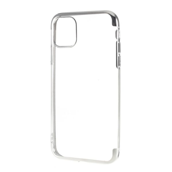 Coque iPhone 11 silicone contour chrome