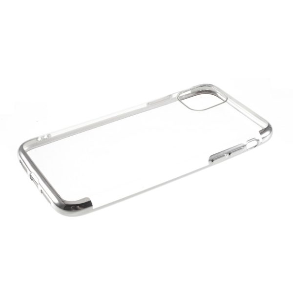 Coque iPhone 11 silicone contour chrome