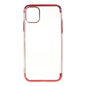 Coque iPhone 11 silicone contour chrome
