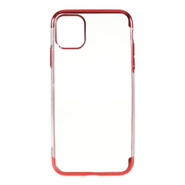 Coque iPhone 11 silicone contour chrome