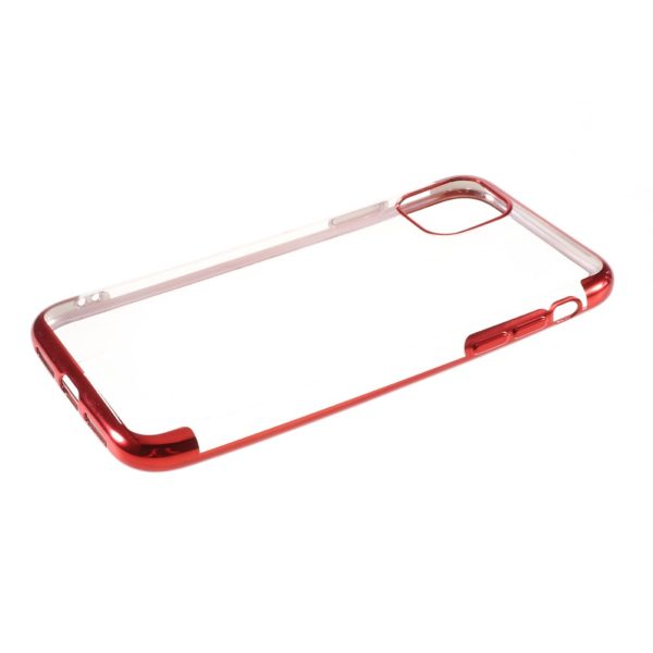 Coque iPhone 11 silicone contour chrome