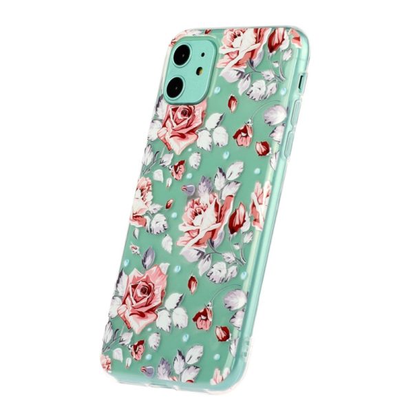 Coque iPhone 11 translucide Roses fleurs
