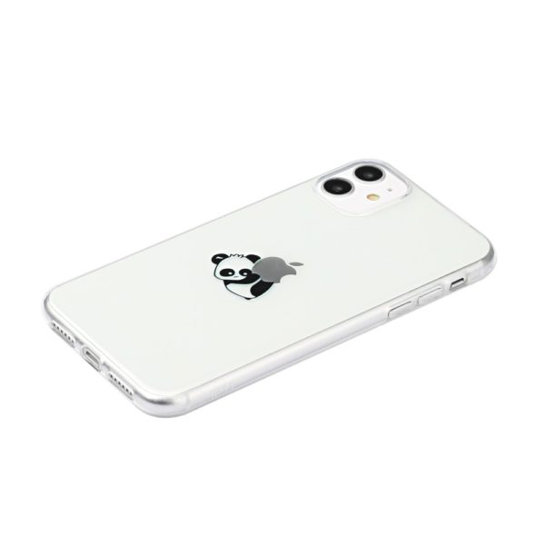 Coque iPhone 11 translucide Panda Pomme