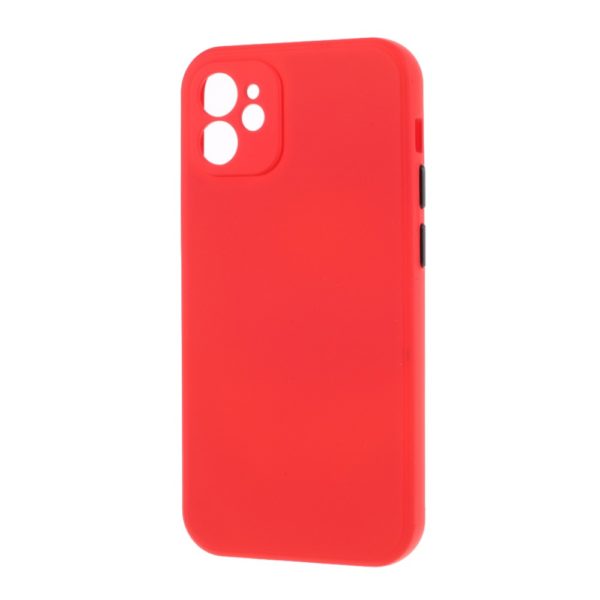 Coque iPhone 12 Mini silicone Rouge