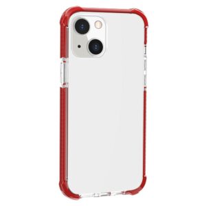 coque iPhone 13 angles renforcés rouge