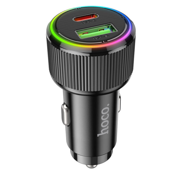 Chargeur allume cigare double (USB-C/USB-A) 38W