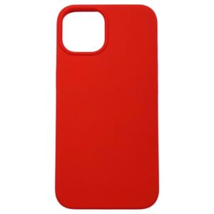 Coque iPhone 13 Mini Silicone Rouge