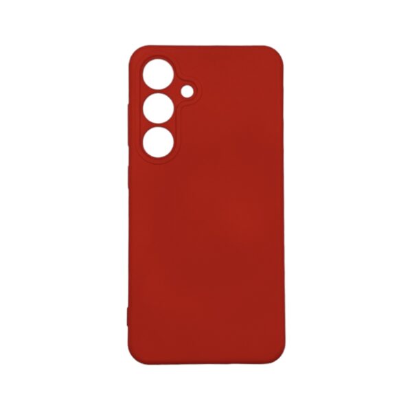Coque silicone rouge Samsung S24