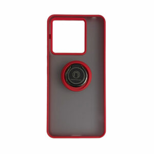 Coque Xiaomi redmi note 13 pro 5G renforcée anneau rouge