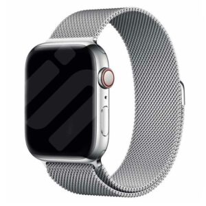 Bracelet Apple Watch milanais argent