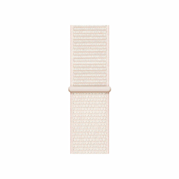 Bracelet Apple Watch nylon rose clair