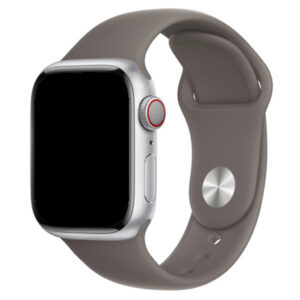 Bracelet Apple Watch silicone gris foncé