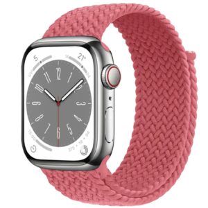 bracelet Apple Watch tressé rose