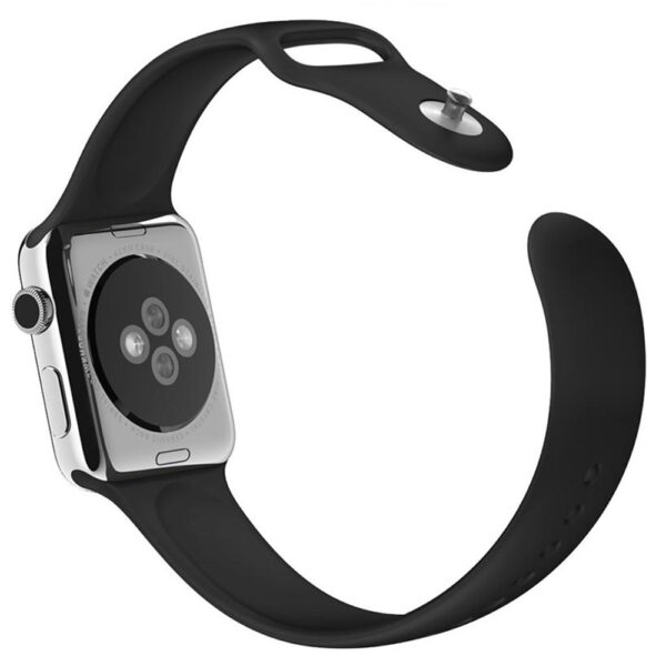 Bracelet Apple Watch silicone noir