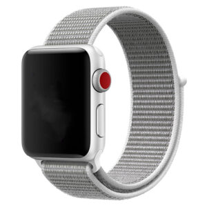 Bracelet Apple Watch nylon blanc