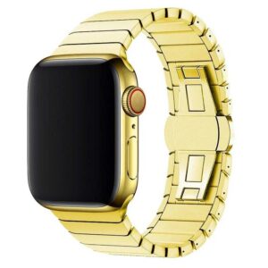 Bracelet Apple Watch maillons or