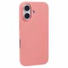 Coque iPhone 16 silicone rose