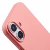 Coque iPhone 16 silicone rose