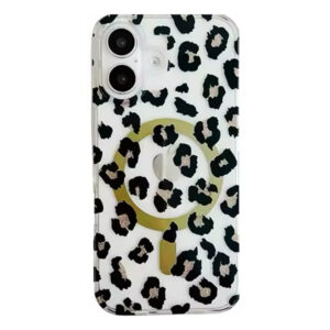 Coque iPhone 16 Plus Leopard compatible MagSafe