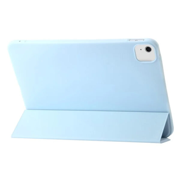 Coque iPad Air 13 2024 étui support pliable bleu ciel