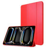 Coque iPad Pro 12.9 2021 étui support pliable rouge