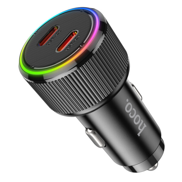 Chargeur allume cigare double USB-C 50W
