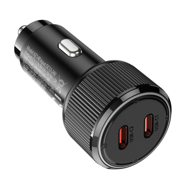 Chargeur allume cigare double USB-C 50W