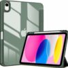 Coque iPad 10 2022 étui support porte stylet vert