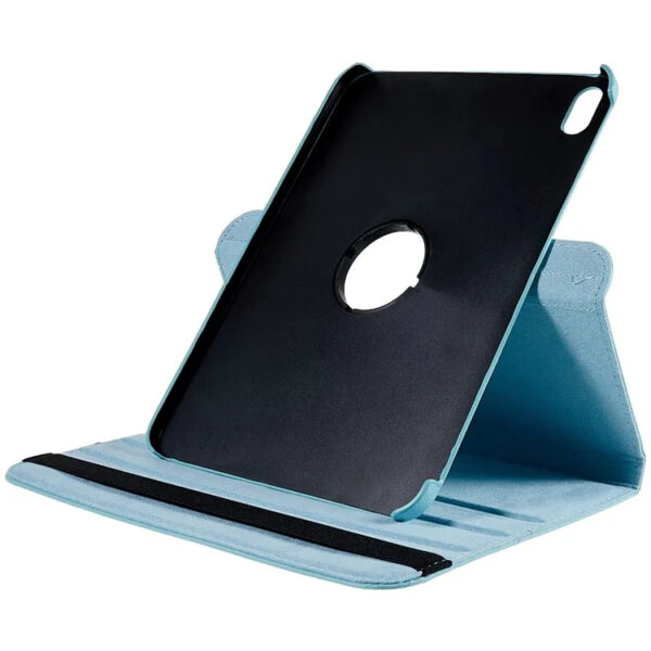 Coque iPad 11 2025 (A16) étui support rotatif bleu ciel