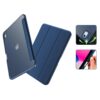 Coque iPad 10 2022 étui support porte stylet bleu