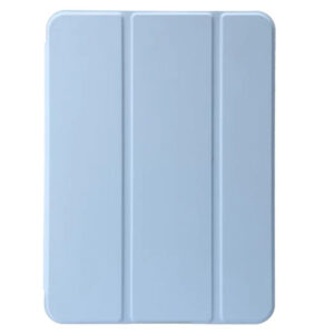 Coque iPad 10 2022 étui support pliable bleu ciel