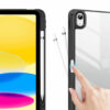 Coque iPad 11 2025 (A16) étui support porte stylet noir