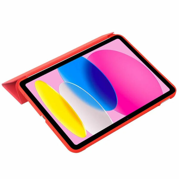 Coque iPad 11 2025 (A16) étui support pliable rouge